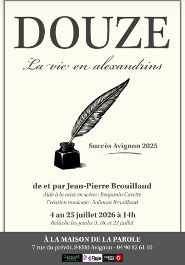 DOUZE de et avec Jean-Pierre Brouillaud