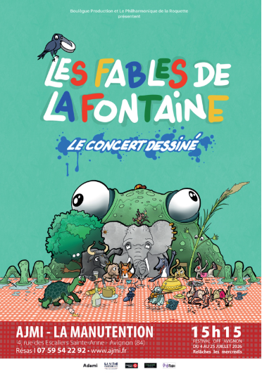 Les Fables de La Fontaine, le concert dessiné
