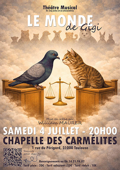 Le Monde de Gigi à la Chapelle des Carmélites de Toulouse
